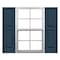 Ekena Millwork Mid-America Vinyl, Custom Two Equal Panels, Raised Panel Shutters, P21278036, PR P21278036 - alternate 1